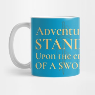 Fantasy High Fantasy Fiction Adventure Adventurer Sword Mug